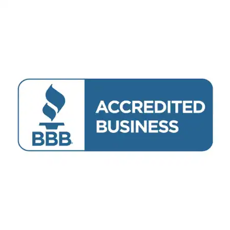 Better Business Bureau (BBB) logo.