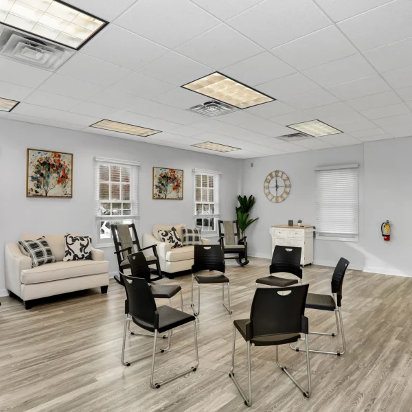 Large Intensive Outpatient group room at Wellness Hills.